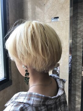 シエナ 渋谷(Siena) siena オルチャンショート×ブロンドベージュ