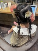 七五三ヘア