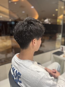 アヴァンスクロス あべのルシアス店(AVANCE. CROSS) 刈り上げマッシュ×ニュアンスパーマ