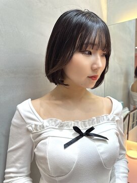 ロンドポレール 北千住(Lond polaire) グレージュ韓国ボブ