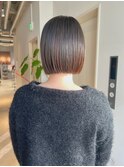 切りっぱなしボブ