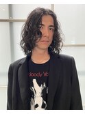 【チクロ】ロン毛パーマ サーフカール 癖毛風