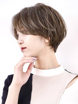 インセプション 銀座(INCEPTION) 切りっぱなしショート・ボブ/絶壁解消/前髪なし/20代/30代/面長