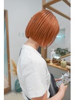 トガ(Toga)&nbsp;orange bob / @togahina__