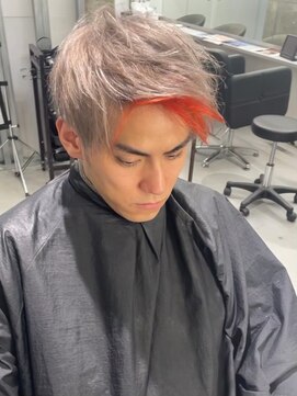 キング 楠葉店(K!ng) 波巻きツイストスパイラルパーマ/フェザーパーマ/眉毛/メンズ