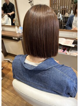 アンフール(am foule) 切りっぱなしボブ