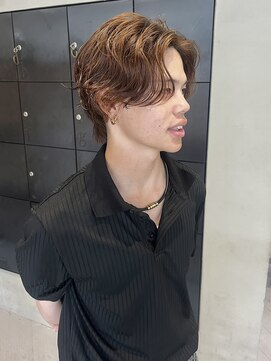 ヘアー アイス ルーチェ(HAIR ICI LUCE) ニュアンスパーマ/襟足あり/メンズカラー/上田