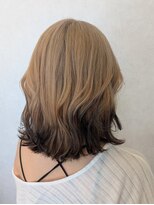 イリエ 川口(irier)&nbsp;ケアブリーチで作るミルクティーエンドカラー【薬師神】