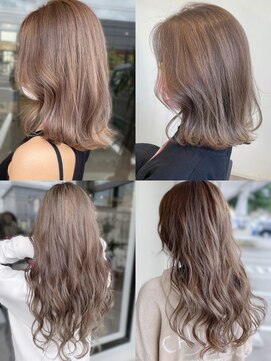 アース 明石店(EARTH) 透明感抜群♪ダブルカラーブリーチミルクティーベージュ