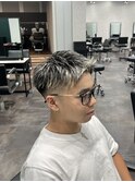 スキンフェード×ホワイトメッシュ