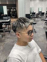 メンズサロンドットリアン(dot. lien)&nbsp;スキンフェード×ホワイトメッシュ