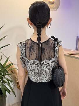 ラニヘアサロン(lani hair salon) オリーブカラー ブリーチ無しカラー イルミナダブルカラー