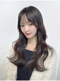 美髪レイヤー/顔まわりレイヤー/レイヤー/ショコラカラー