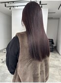 【YUI】ぱつっとロング/ブリーチ無しBordeaux RED