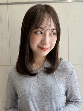 ガーデン 渋谷(GARDEN) 小顔に見せるヘア/オリーブグレー/ココアベージュ/レイヤー