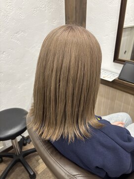 ジルブラン 土浦(JIL BLAN) ハイライトバレイヤージュダブルカラーケアブリーチ20代30代