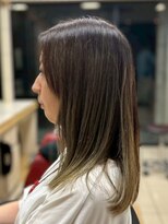 ヘアークリアー 春日部&nbsp;オリーブブラウンハイライト×レイヤースタイル