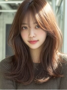 ダル 渋谷/表参道(DAL.) ハッシュカットバタフライカット顔回りカットカーテンバング