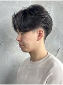 MEN’S HAIR/ニュアンスパーマ/刈り上げセンターパート/群馬高崎