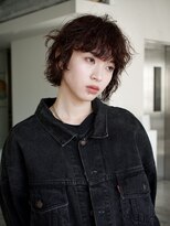 エニイ(ANY)&nbsp;顔まわりカット/ダークブラウン/シャギーカット/【千葉/パーマ】