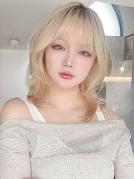 ナイロン 栃木店(NYLON.) 《NYLON.》くびれレイヤーカット×ハイトーン