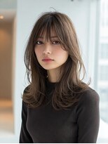ダル 渋谷/表参道(DAL.)&nbsp;ミディアムレイヤー/ダークグレージュ/ハッシュカット