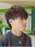 メンズ/センターパート/似合わせカット／ニュアンスパーマ
