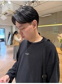 ベリーショート/ダークアッシュ/ニュアンスパーマ/韓国マッシュ
