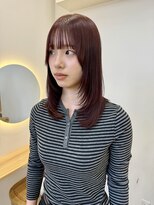 ハニー 町田(HONEY)&nbsp;ミディアムレイヤー/レイヤーカット/顔周りレイヤー