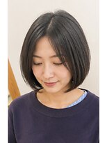 ヘアアトリエ ナイン 岡部店(hair atelier nine) ダークパープル/ナチュラルショート/ミルクブラウン/夏/福島市