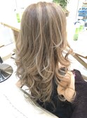 ハイライト　×　ミルキーグレージュ