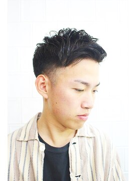 メリケンバーバーショップ フクオカ(MERICAN BARBERSHOP FUK) クラウドマッシュテクノセミウェットワイルドツーブロック21