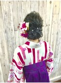 卒業式シーズンのヘアーセットと袴の着付け早朝から取り掛かりOK