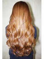 ヘアースタジオ アール(Hair Studio R) さら艶ロングウェーブ×外国人風透明感カラー