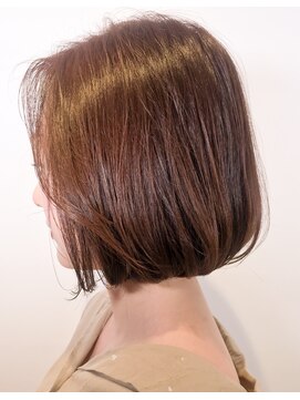 ビアンコ(BlANCO) 【BLANCO北堀江】大人コーラルベージュボブ