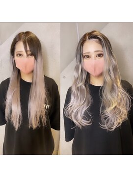 アフィーロ(ACHFILO) ハイライト シールエクステ 髪質改善 前髪エクステ