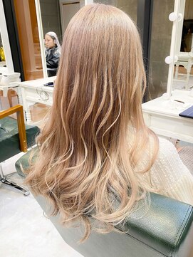 デイズ(days) ベージュカラー＼ケアブリーチダブルカラー＼ロングカット