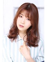 無垢(muku)&nbsp;シースルーバング×ふんわりカールA1