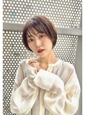 遠藤担当 丸みショート 大人かわいいショートボブ シンプルボブ
