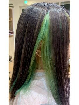 アズールサン 草加西口店(azule-sun) 切りっぱなし インナーカラー