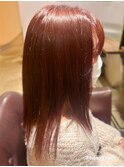 【Saguaro hair】【円町】ナチュラルロング艶髪暖色カラー赤茶色
