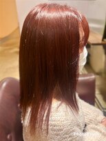 サワロヘア(Saguaro hair) 【Saguaro hair】【円町】ナチュラルロング艶髪暖色カラー赤茶色