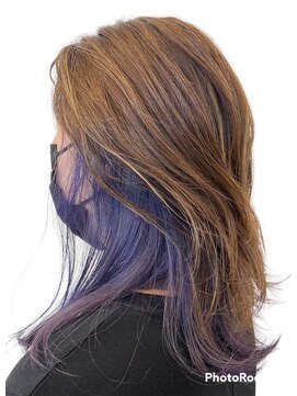 メルト(MELT) インナーカラー パープルカラー