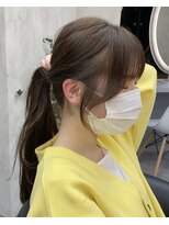 ロンドアヴァントゥス 池袋(Lond aventus)&nbsp;韓国レイヤー/韓国風/ボブ/髪質改善/黒髪/ブリーチなし〔池袋〕