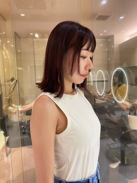 メゾンマイル 恵比寿(maison mile) ハッシュカット/似合わせカット/レッドブラウン[恵比寿駅]