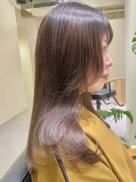 フイ(HUI) 20代30代大人可愛いラベンダーピンクベージュミルクティーピンク