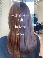 ピシェ ヘア デザイン(Piche hair design) 水素カラー/艶髪/ナチュラルブラウン