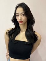 ボタン シブヤ(VOTAN SHIBUYA)&nbsp;韓国ヘア/顔まわりカット/前髪なし/くびれヘア/