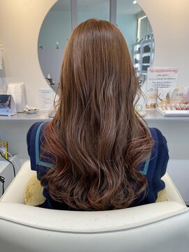 リンクヘア(Link Hair) ブリーチなしピンクベージュ