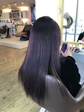 コワファースト 別府 ブリーチonピンクバイオレット